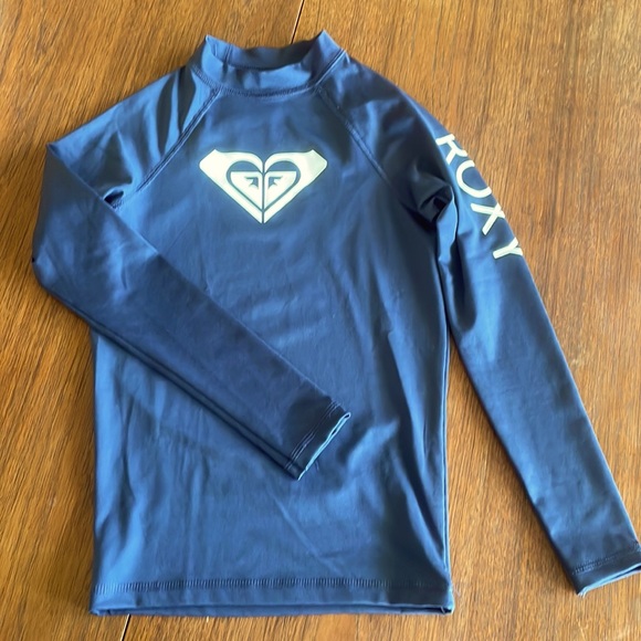 Roxy | Swim | Roxy Navy Blue Rash Guard Size | Poshmark